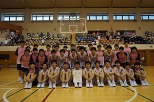 中学校バスケットボール部　東海大会の結果
